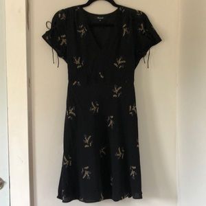 Silk Madewell Tie-Sleeve Dress